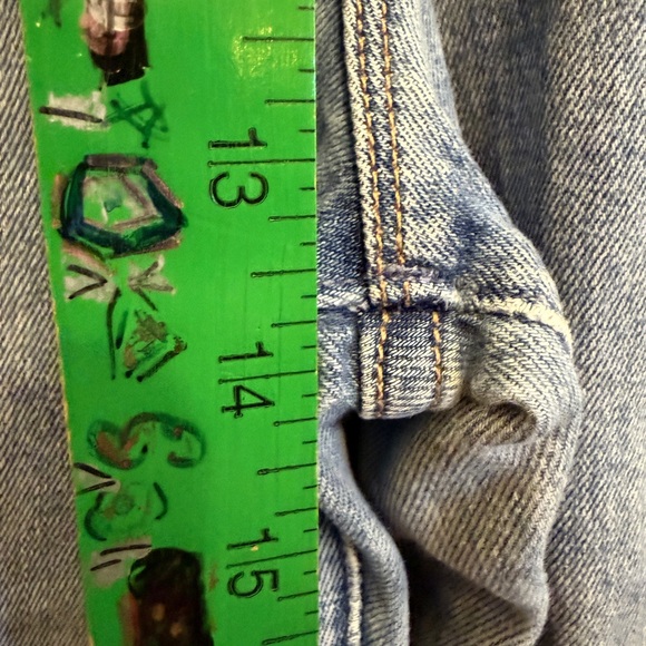 MOTHER The Curbside High Waist Distressed Jeans sz 34 - Picture 14 of 16